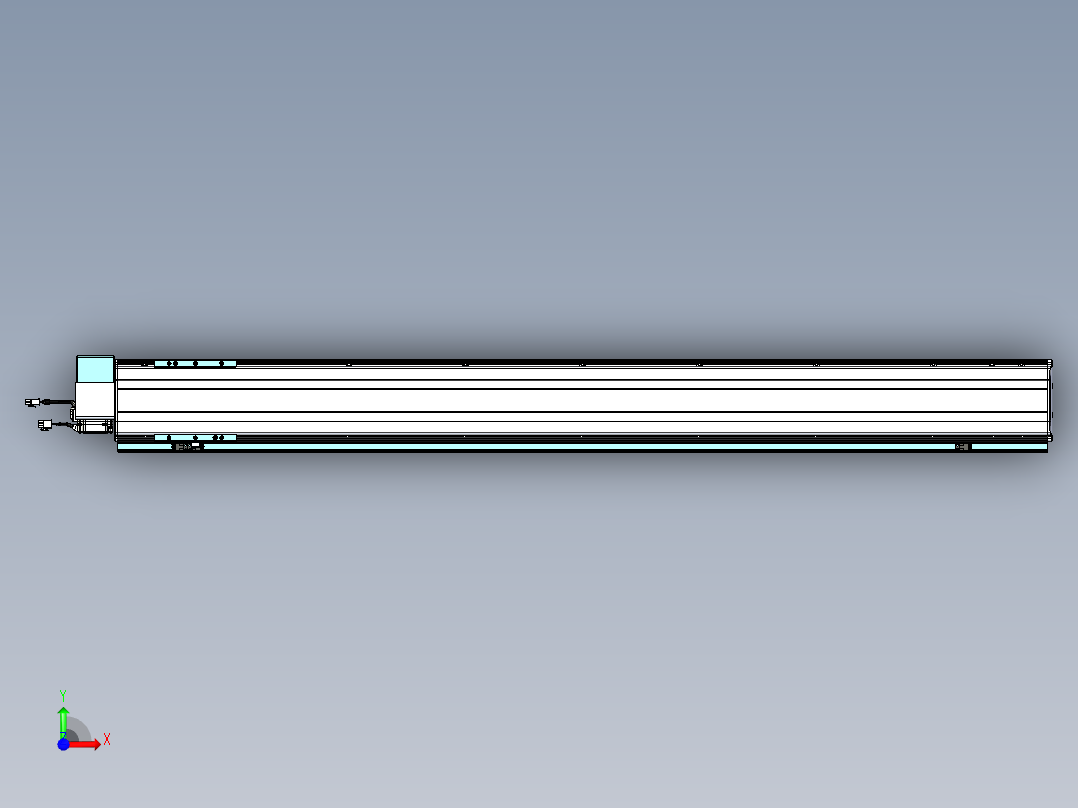 威洛博VBF同步带传动一般环境VBF14-L45-S1300-BRD-ZP40-C3前视图
