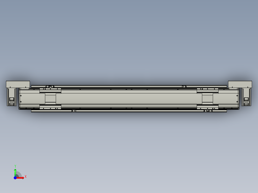 威洛博双电机滑台-VBF14S2-L50-S850-BLR-P40-C6前视图
