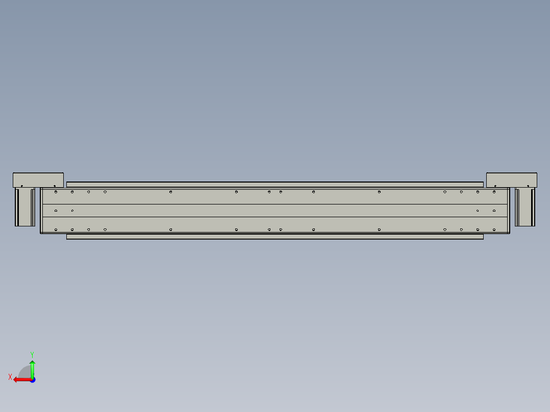 威洛博双电机滑台-VBF14S2-L50-S850-BLR-P40-C6后视图