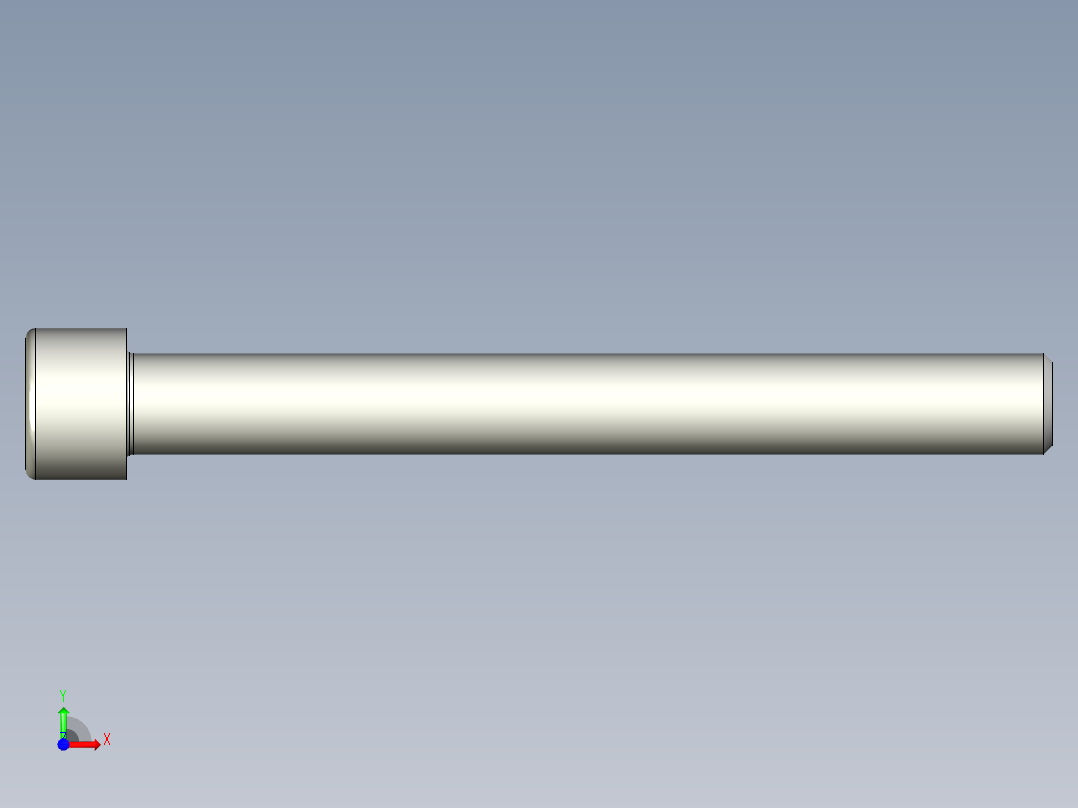 螺钉-DIN_912-M12x110.stp前视图