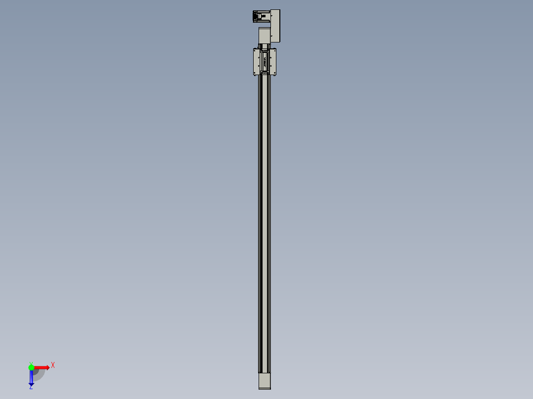 威洛博直线电机模组EB6-L70-S1450-BR-P40-MS3俯视图