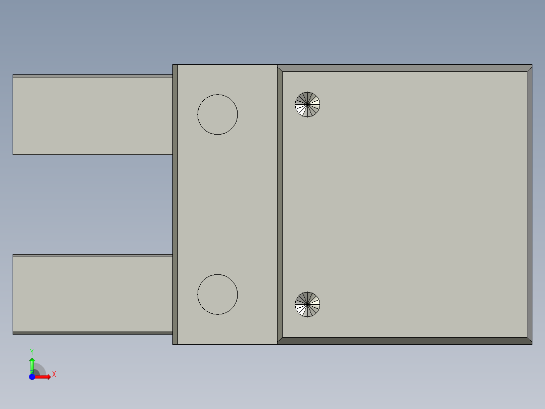 普通气爪PH09-40前视图