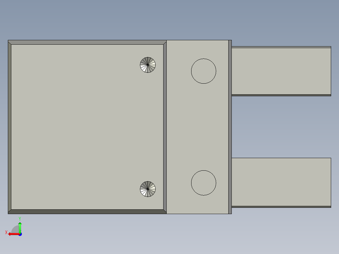 普通气爪PH09-40后视图