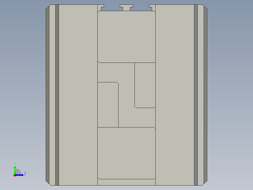 普通气爪PH09-40左视图