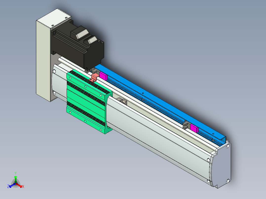 威洛博VF10-L16-C-S250-BR-P40-C4正等轴测图