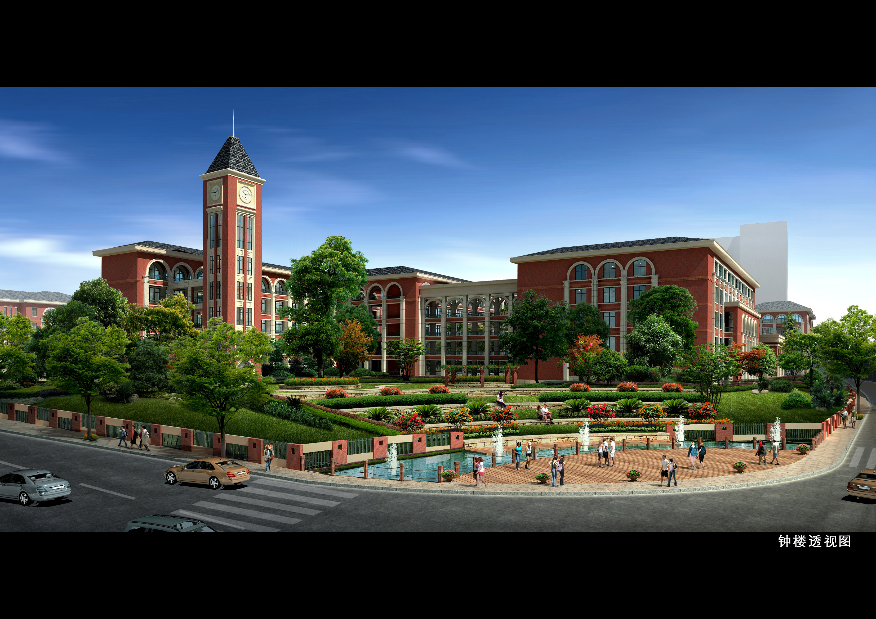 宣城市第三中学校园修建性规划设计资料（含效果图 CAD）