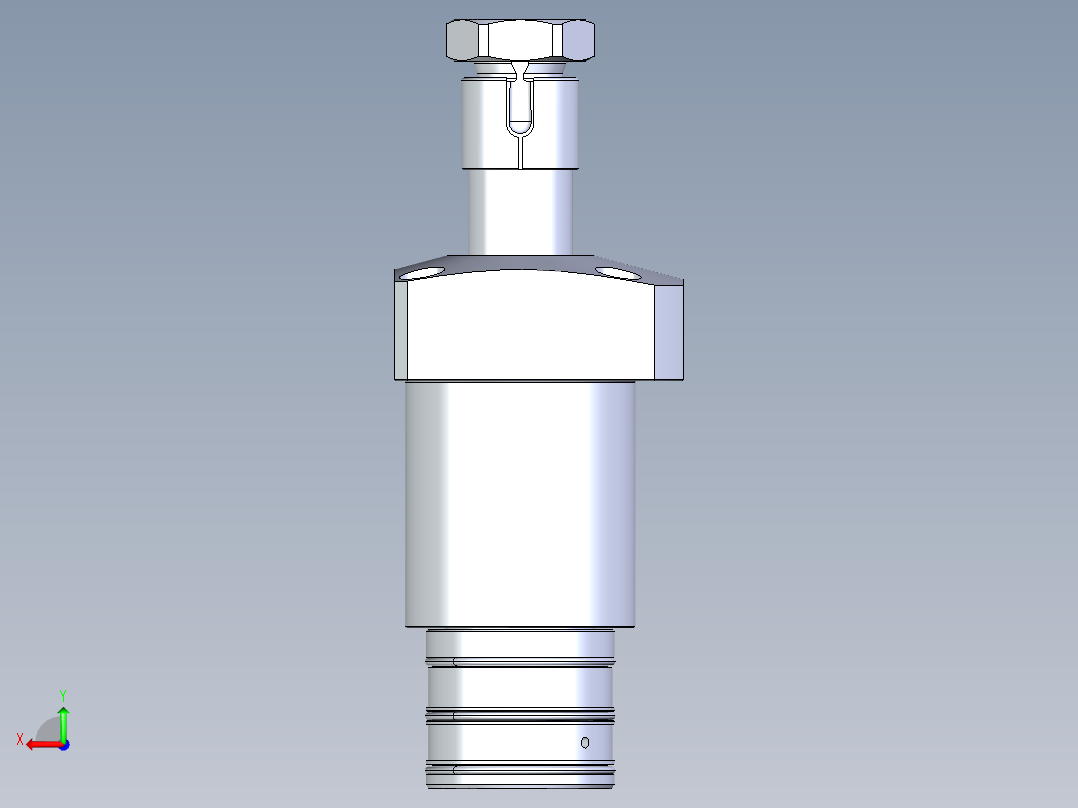 KOSMEKLHA0550-SLM多系列多零件图纸模型后视图