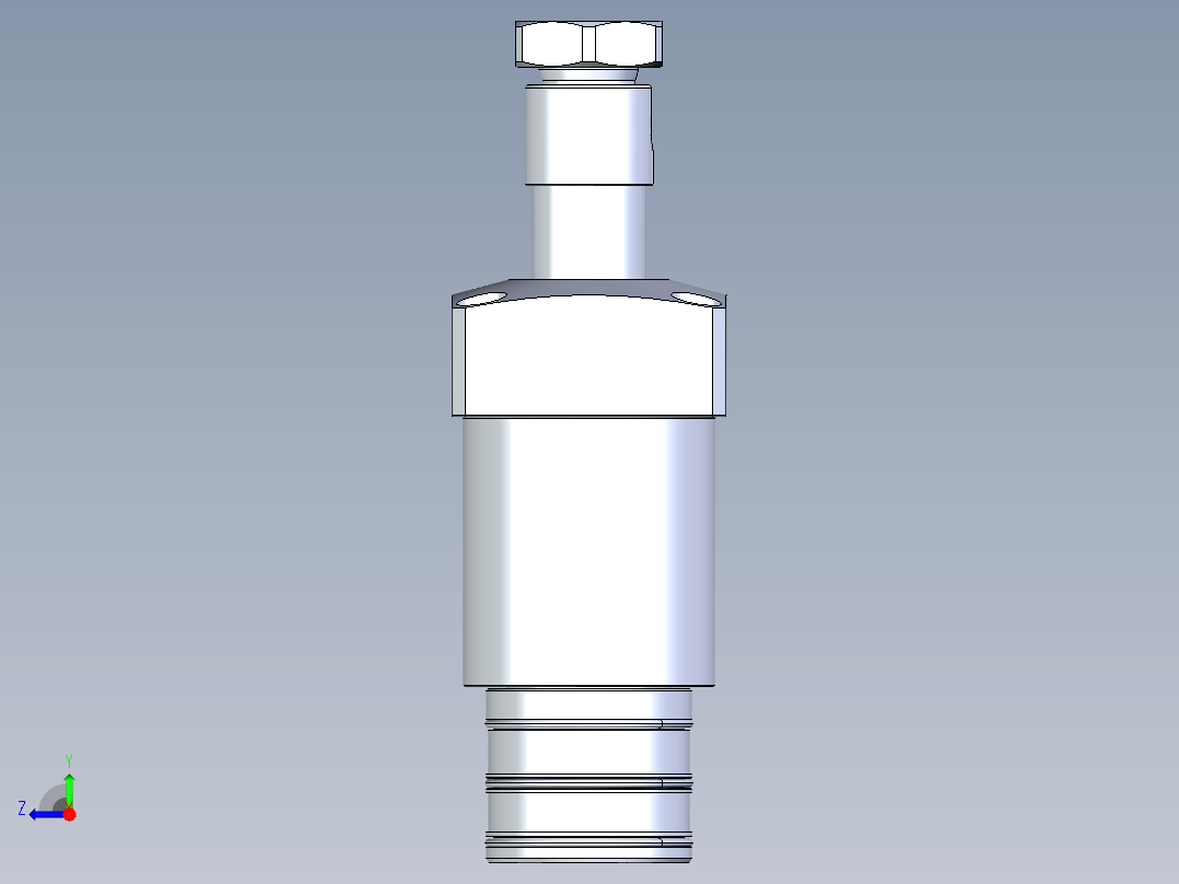 KOSMEKLHA0550-SLM多系列多零件图纸模型右视图