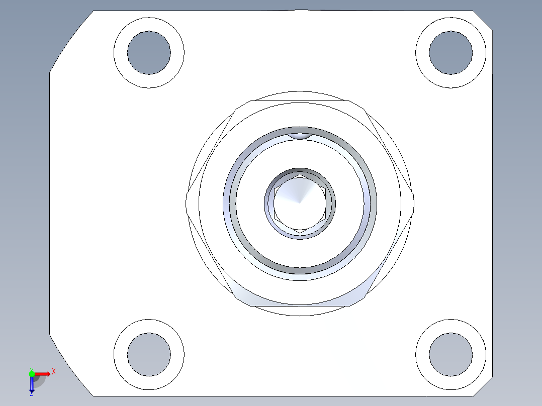 KOSMEKLHA0550-SLM多系列多零件图纸模型俯视图