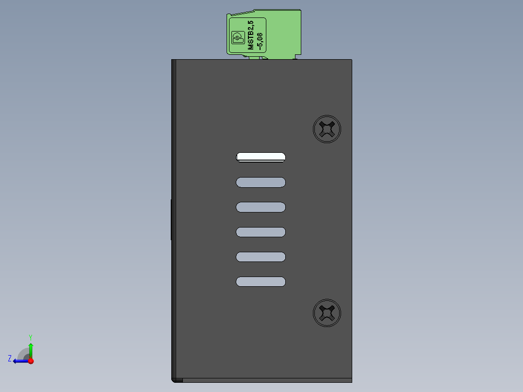 ST7200USBM工业USB集线器右视图