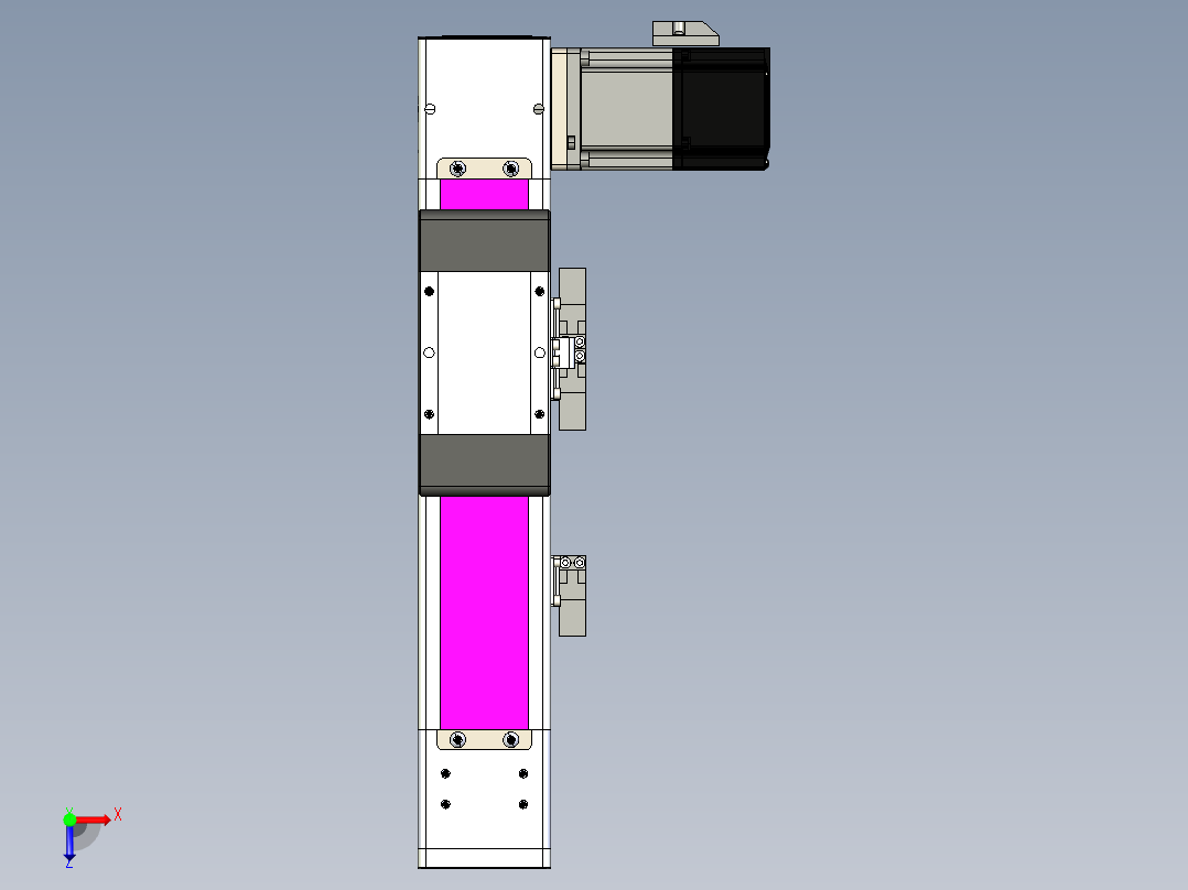 同步带滑台-欧规BC6-L120-S100-R-P40-D3俯视图