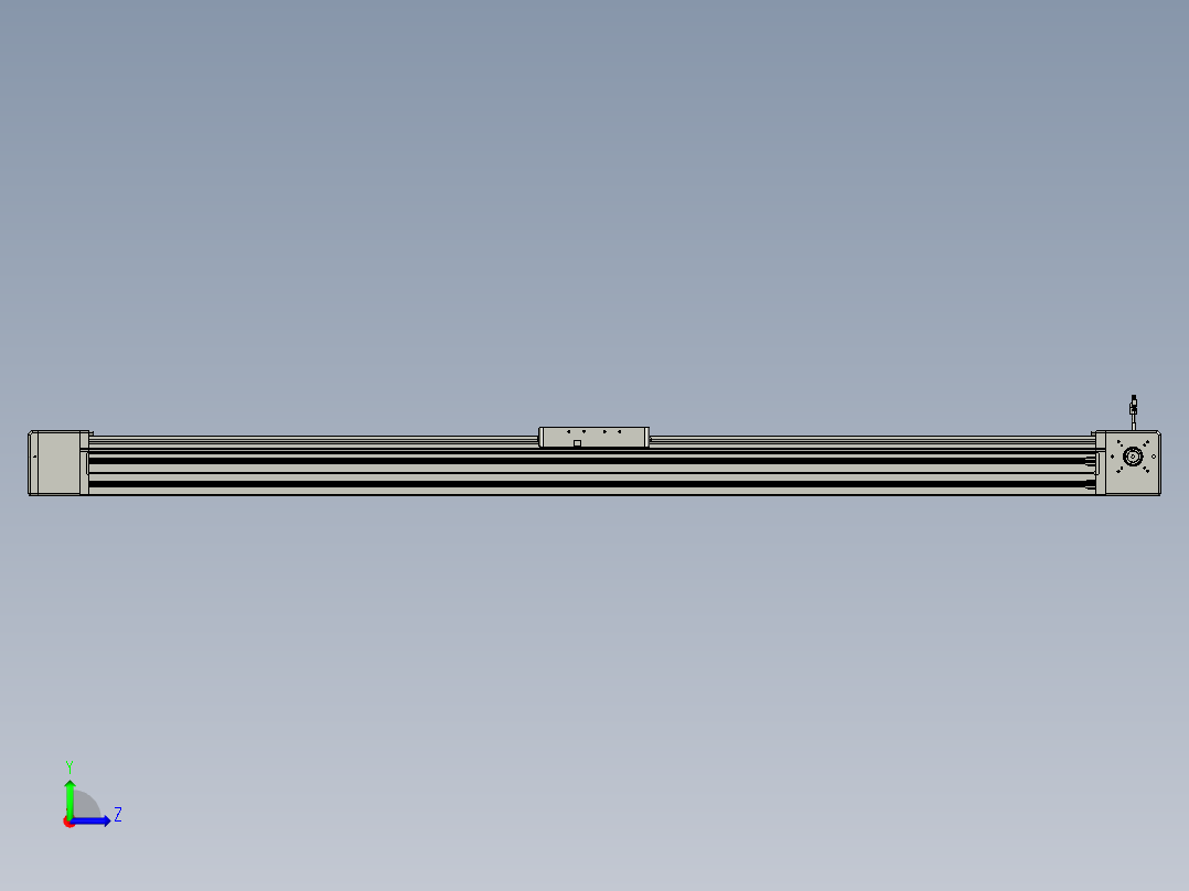 威洛博直线电机模组EB20-L224-S1900-L-ZP75-MS3-5K左视图