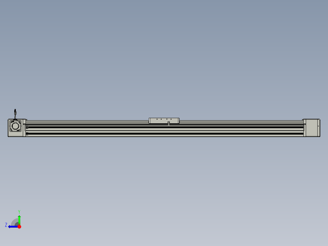 威洛博直线电机模组EB20-L224-S1900-L-ZP75-MS3-5K右视图