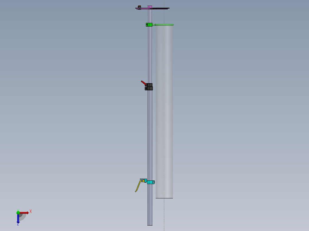 手持式水果采摘装置SW三维==464296==80俯视图
