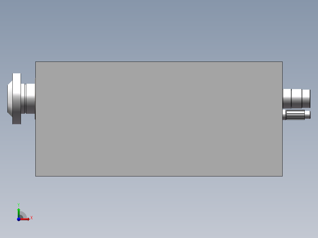 CA6140车床主轴箱模型图设计三维+二维+说明书==712519前视图