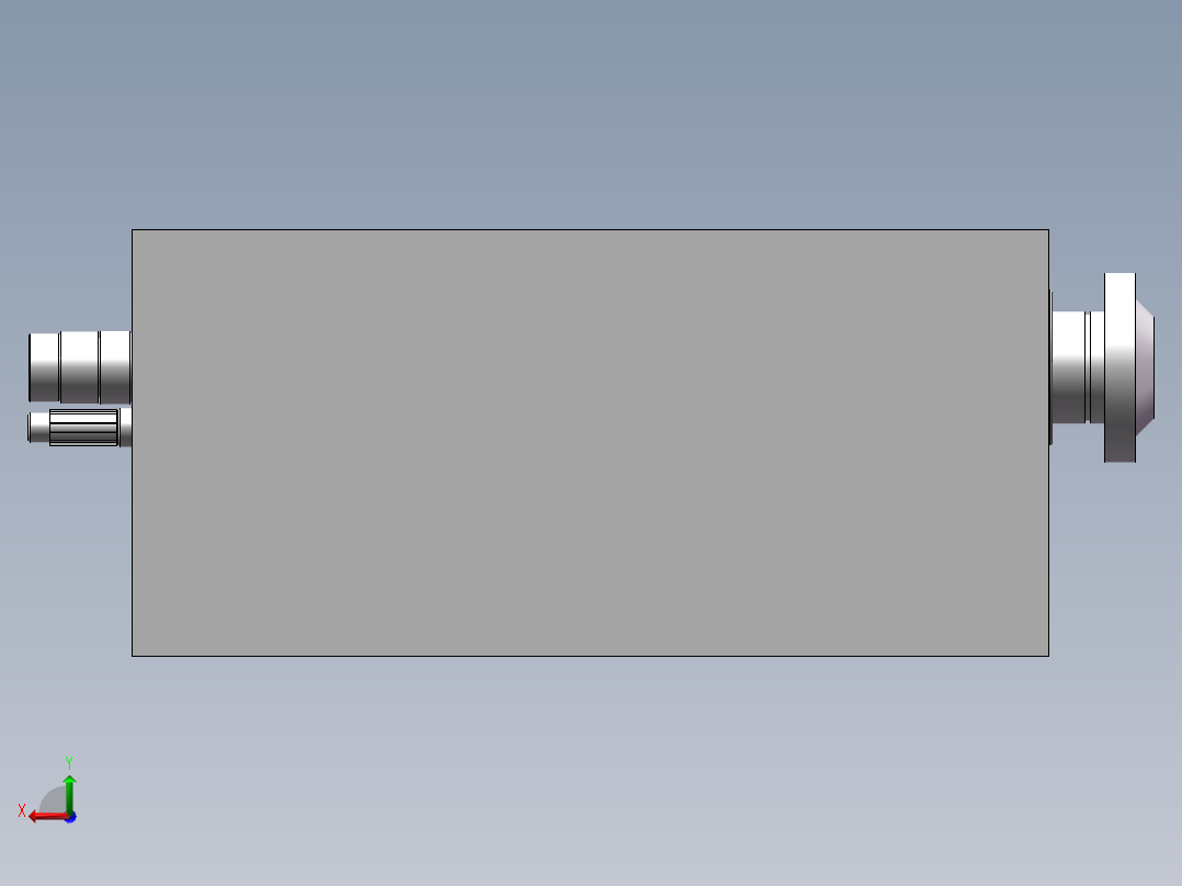 CA6140车床主轴箱模型图设计三维+二维+说明书==712519后视图