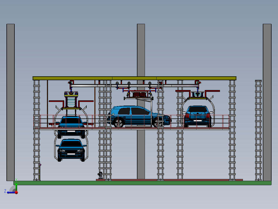 20140717-093608-40962 自行葫芦输送系统右视图
