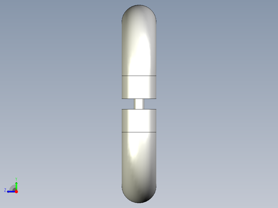 取手(不銹鋼)ER(C)-3D多系列多零件图纸模型右视图