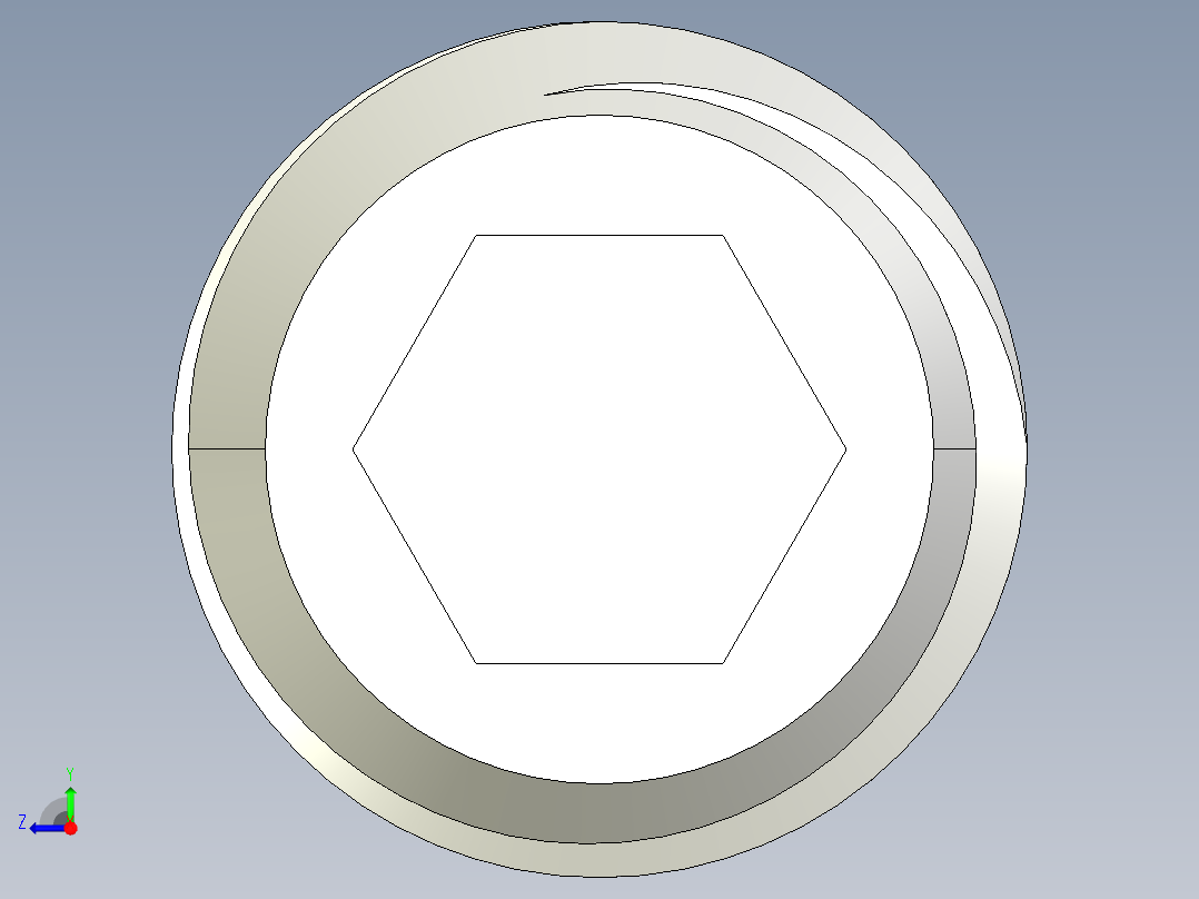 DIN 913-ISO 4026 固定螺钉-M16 L=40.STEP右视图