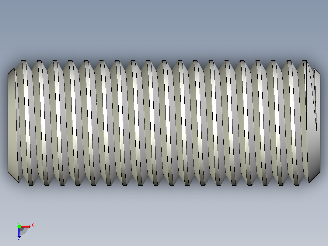 DIN 913-ISO 4026 固定螺钉-M16 L=40.STEP俯视图