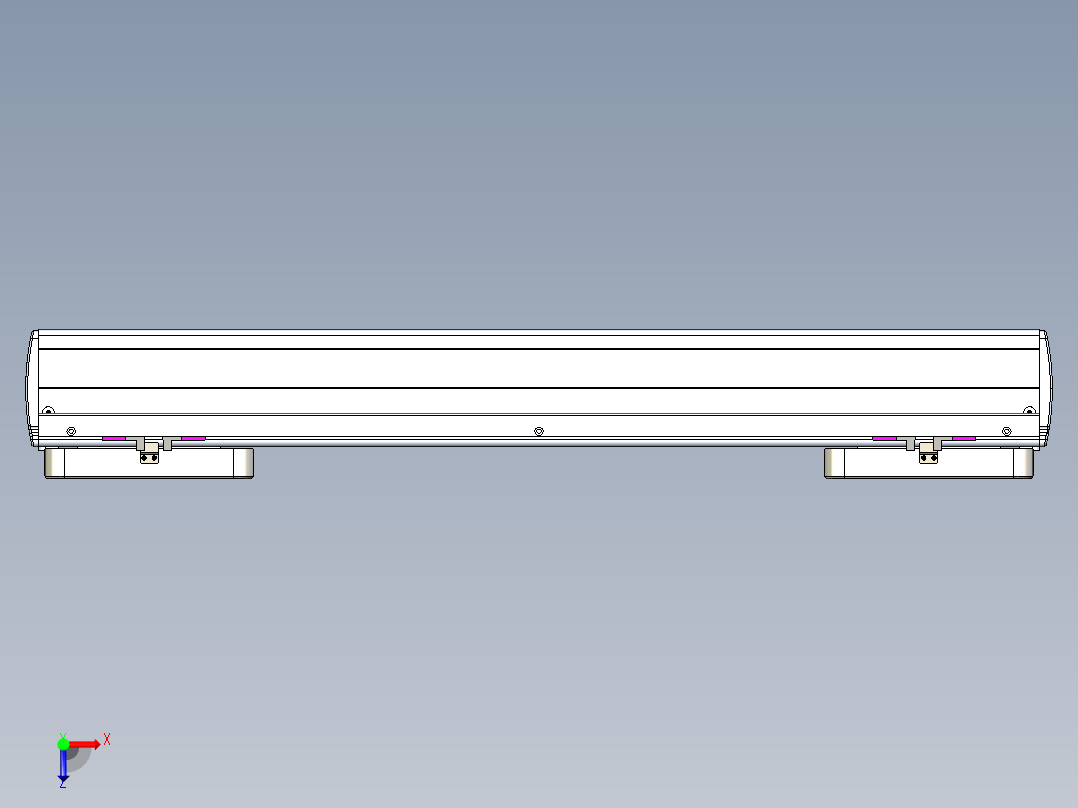 威洛博LC系列3d模型模组2LC22H1Y-S400俯视图