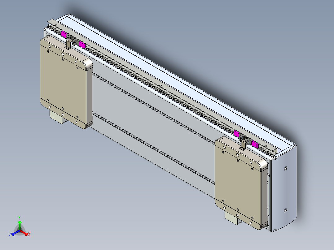 威洛博LC系列3d模型模组2LC22H1Y-S400正等轴测图