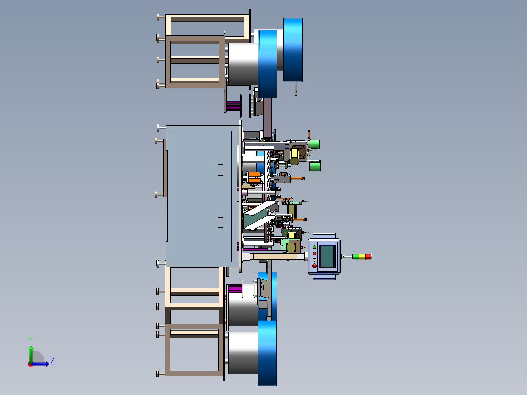 开关泵组装sw17可编辑左视图