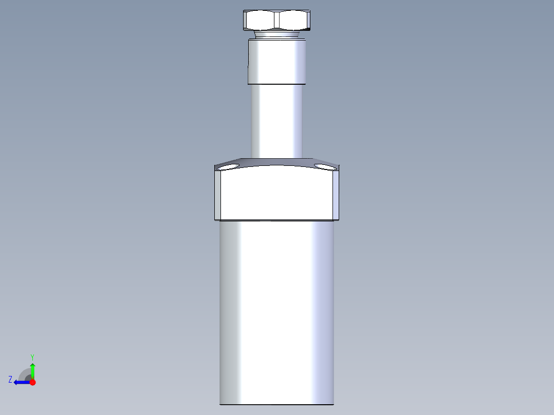 KOSMEKLHA0550-CR-Q25多系列多零件图纸模型右视图