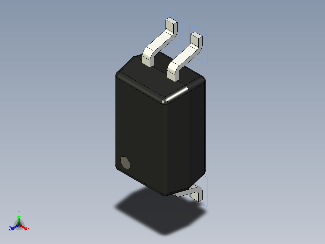 光电元件封装-SSOP-4-BK