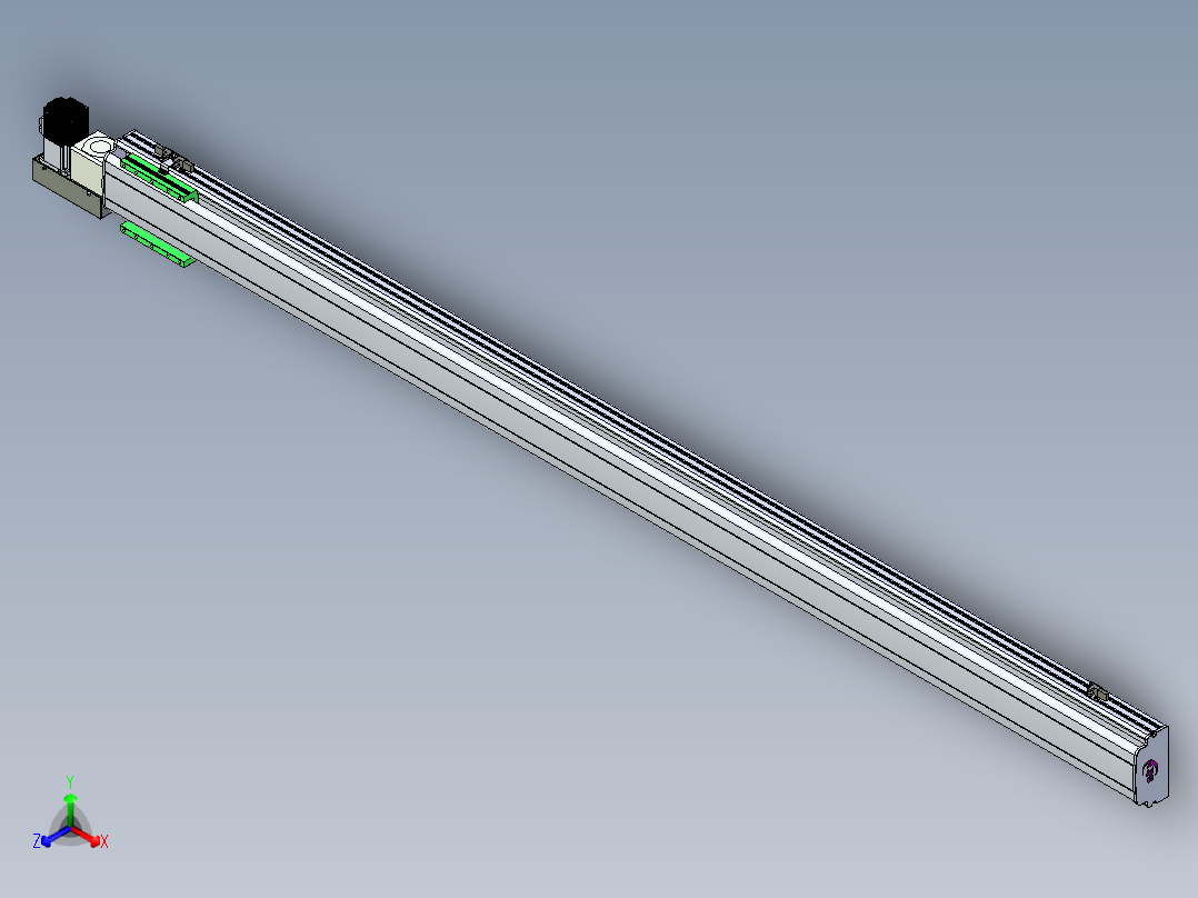 同步带滑台-半封闭B13H-L45-S2000-L-P40-D3