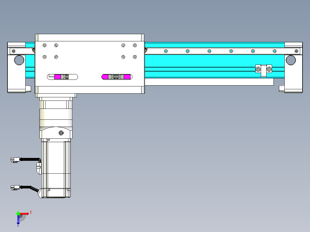 威洛博VG 系列模组VG10Z-L50π-S360-BC-ZP75B-C3-K俯视图