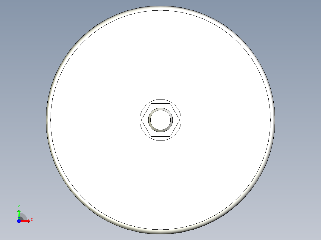 固定腳座1090-3D多系列多零件图纸模型前视图