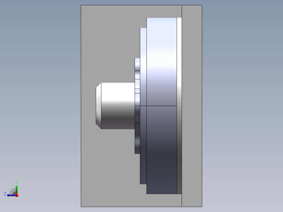 端盖零件的机械加工工艺规程及工艺装备设计右视图