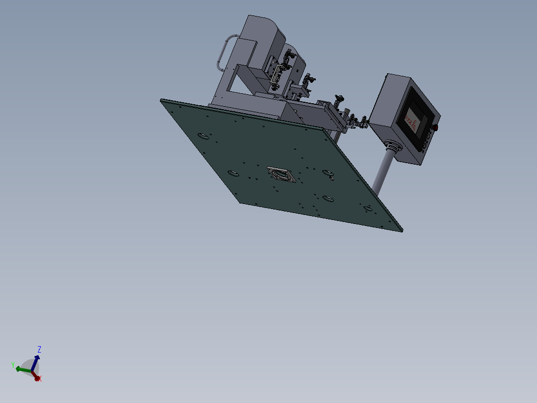 自动检测电机设备（sw18可编辑+工程图+BOM）