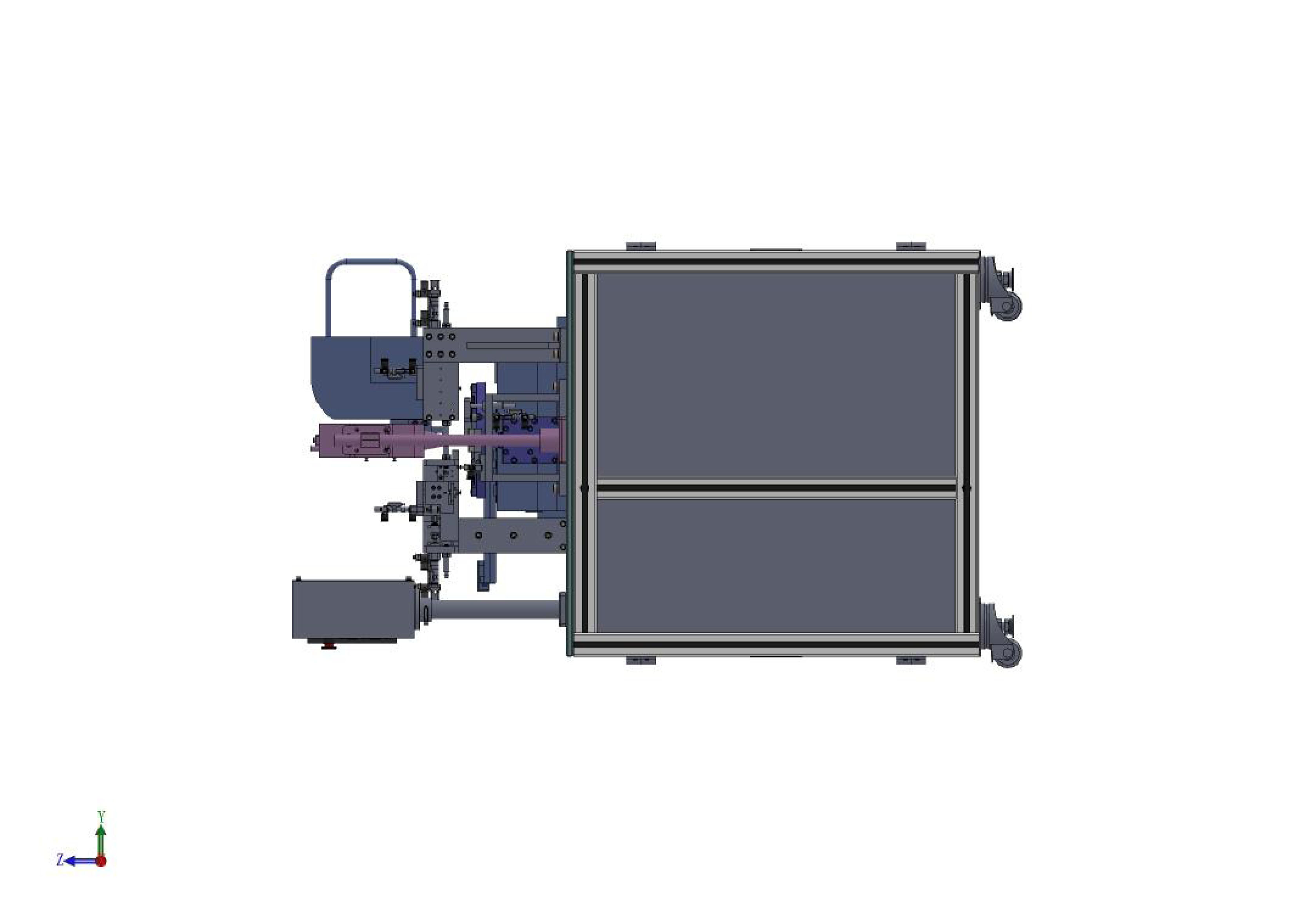 自动检测电机设备（sw18可编辑+工程图+BOM）