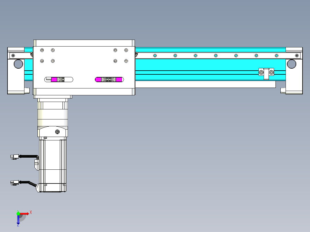 威洛博VG 系列模组VG10Z-L50π-S420-BC-ZP75B-C3-K俯视图