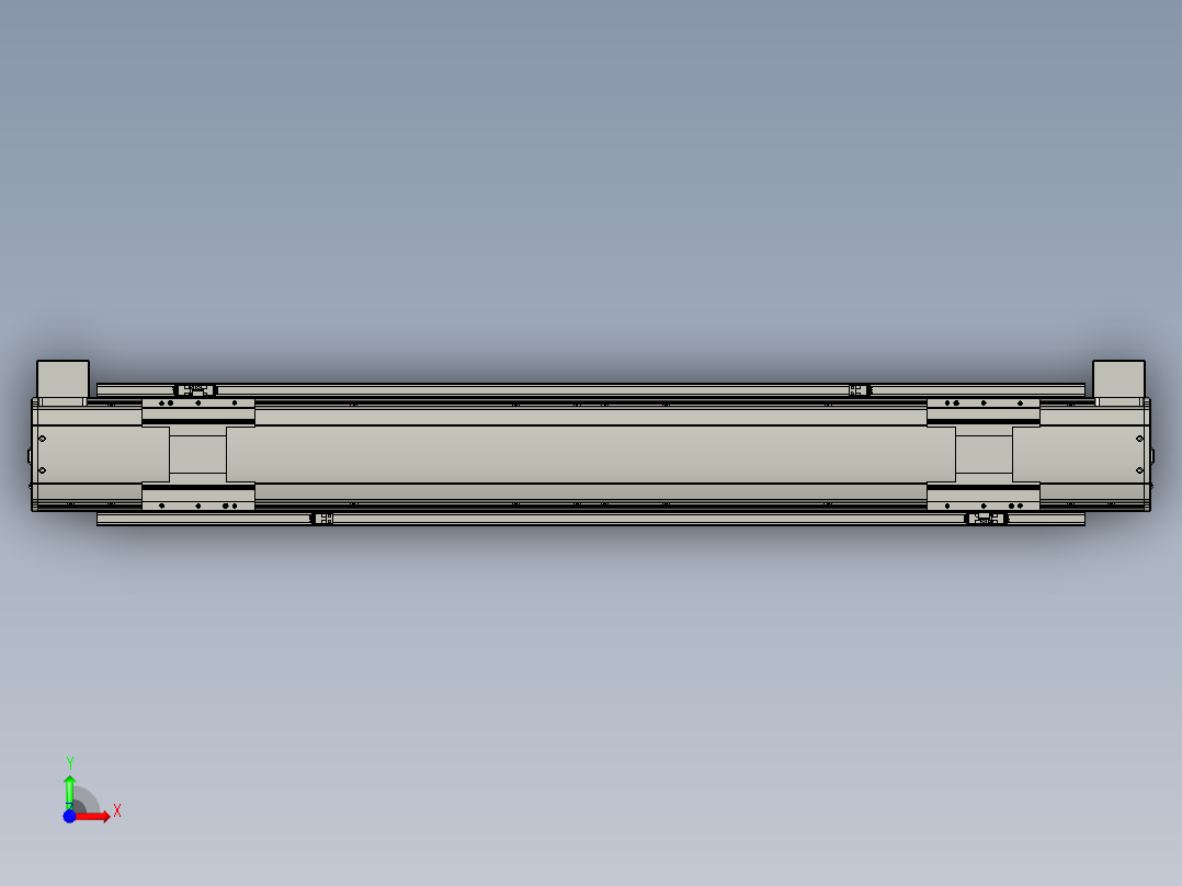 威洛博双电机滑台-VBF14S2-L50-S800-BD-P40-C6前视图
