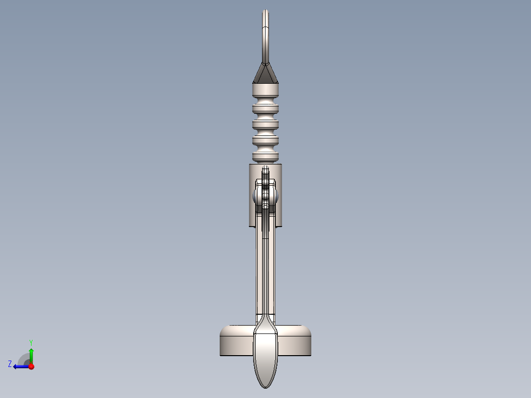 螺旋开瓶器23右视图