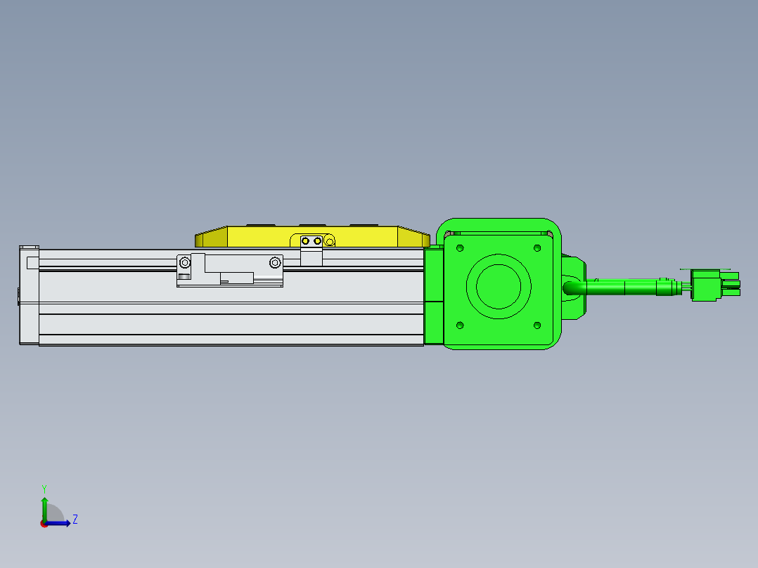 GTA内嵌同步带全封闭GTA5-BL-200W左视图