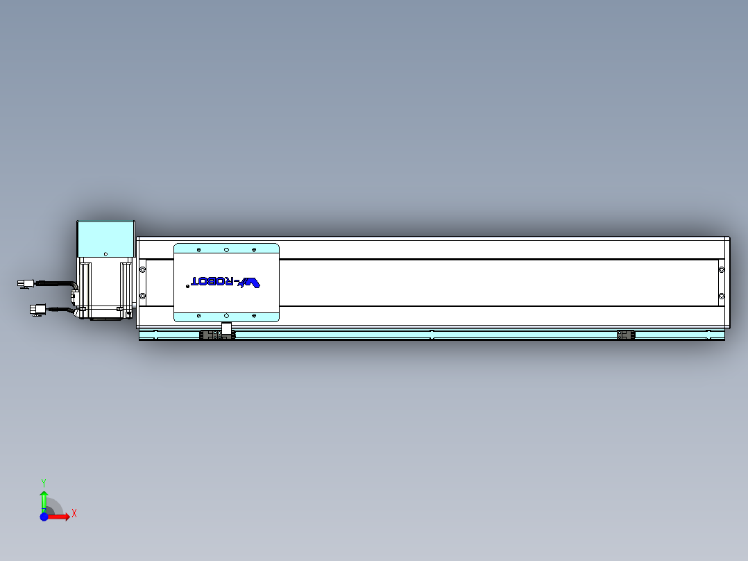 威洛博VBC同步带传动一无尘环境VBC14-L45-S600-BRU-ZP75-C3前视图