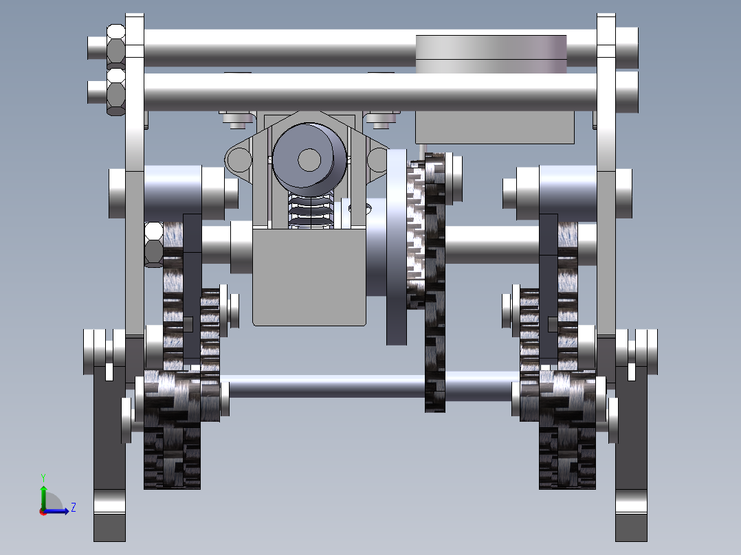 仿生青蛙模型左视图