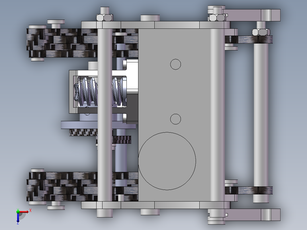 仿生青蛙模型俯视图