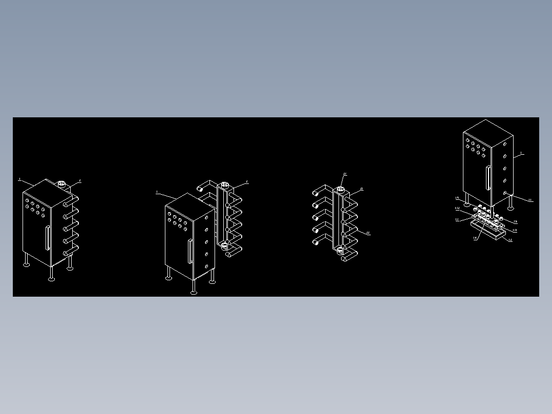 具有独立散热风道的电力柜