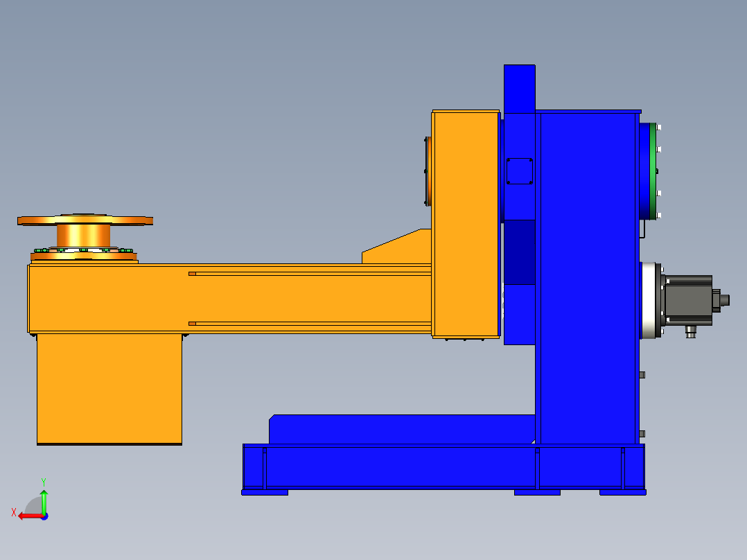 B1_L型变位工装后视图