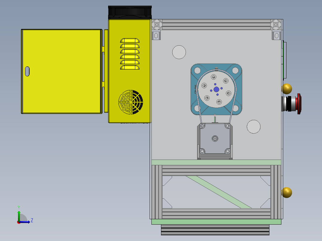 台式注塑机sw20可编辑左视图