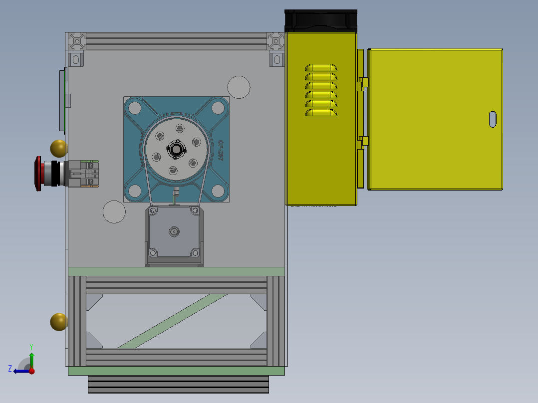 台式注塑机sw20可编辑右视图