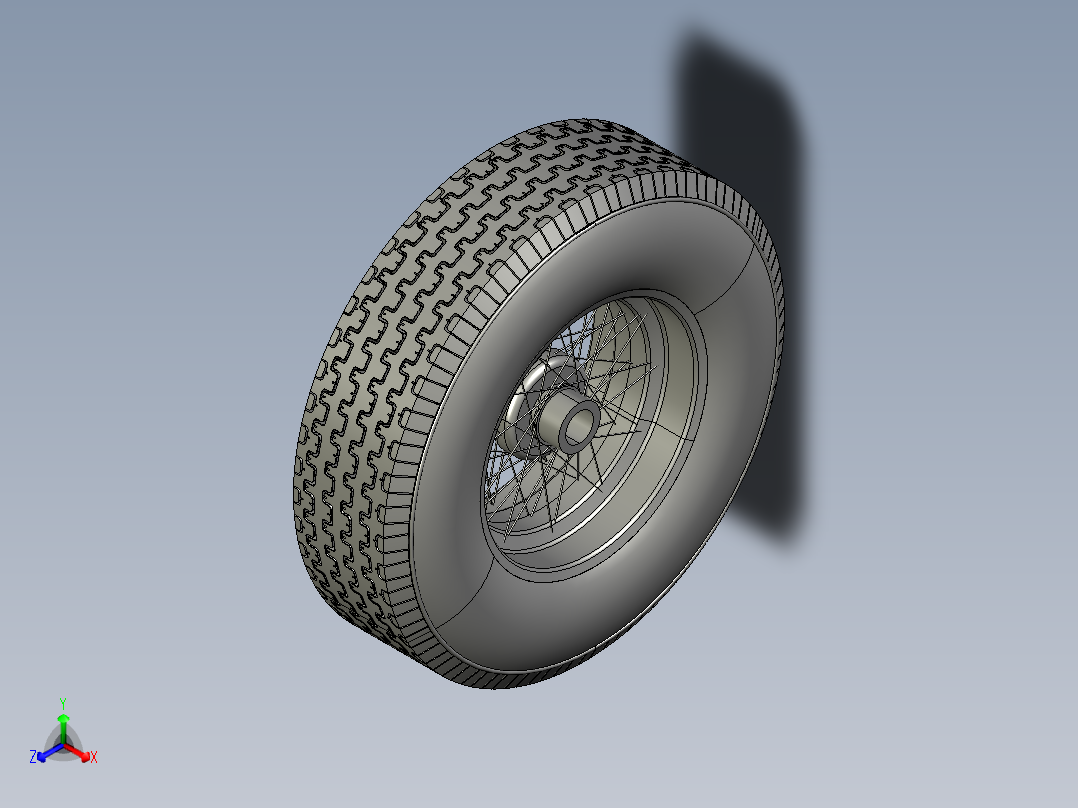 法拉利 156<span style='color: red'>汽车轮胎</span>3D模型