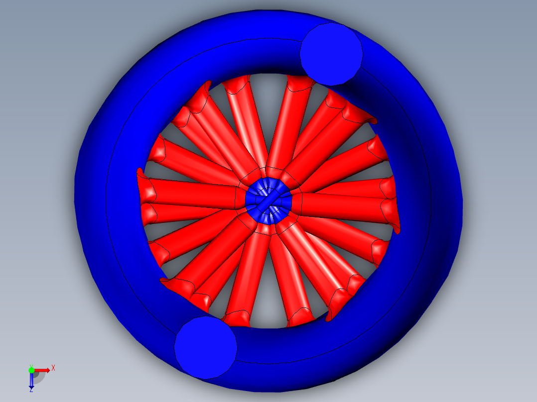 DNA基因染色体16俯视图