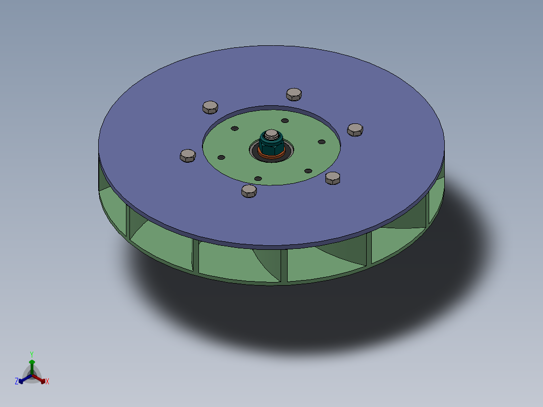 汽轮发电机旋叶