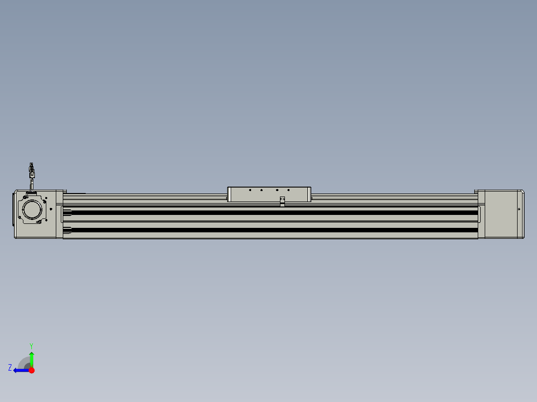 威洛博直线电机模组EB20-L224-S900-BR-ZP75-MS3-5K右视图